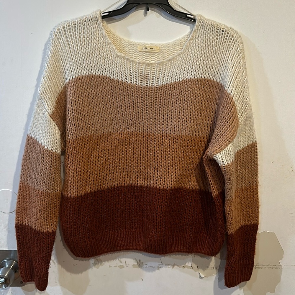 12th Tribe Knit Oversized Sweater